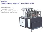 Medium Speed Fully Automatic Paper Plate Machine 80-110pcs/Min