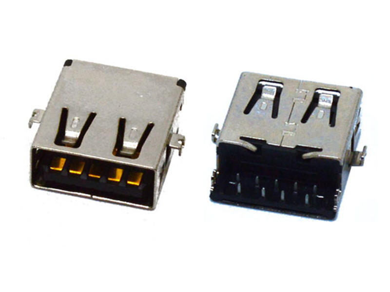 USB3.0 A Type, THT, Receptacle, Reflow Soldering， HULYN