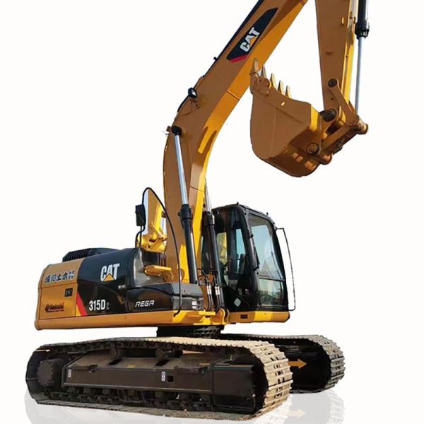 Used Caterpillar 315D Excavator 0.61m³ Bucket Capacity 91kw Rated Power