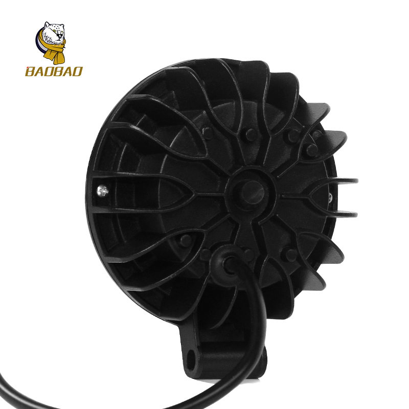 18W 12V Round White LED Fog Lights For Offroad Truck Accessories