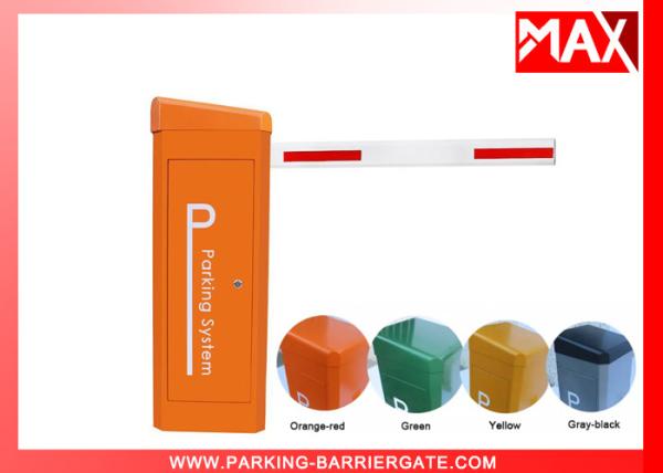 Solar Power Car Park Barriers Boom Gates 1400rmp Motor Rotational Speed 2 Year