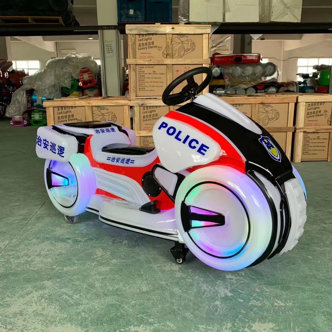 Fairground Theme Park Bumper Cars Electric Kid Motorcycle Customized