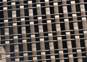 China 316 Materoal Architectural Wire Mesh Multi Color Plywood Decorative For Hotels wholesale