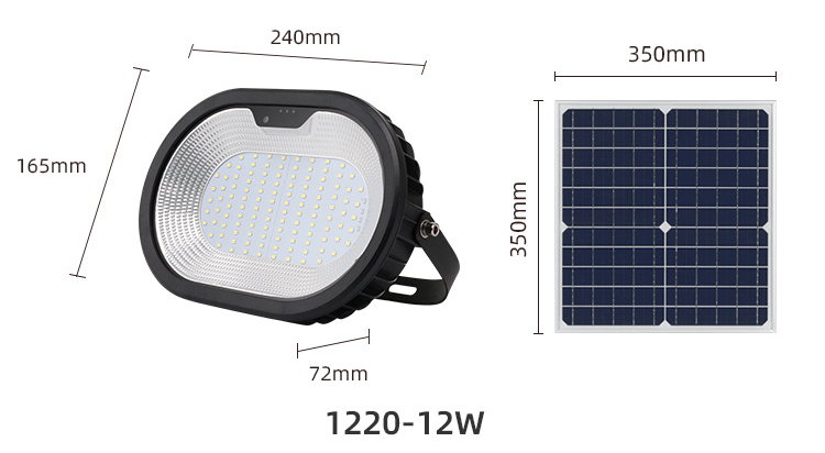 Outdoor Motion Solar Flood Light Waterproof Led Light for Motion Activated Security