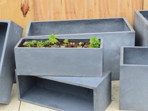 China Fiber Clay Pots, outdoor pots, garden pots FR05 wholesale