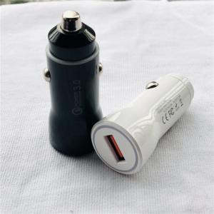China Single USB Car Cigarette Lighter Charger Qc3.0 ABS 12V - 24V wholesale