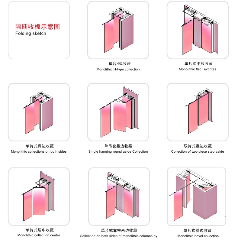 Aluminum frame customized wooden partition soundproof movable partitions for office and hotel