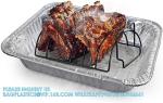12.5inX10in/32X26cm Disposable Rectangle Large Aluminum Foil Trays Containers
