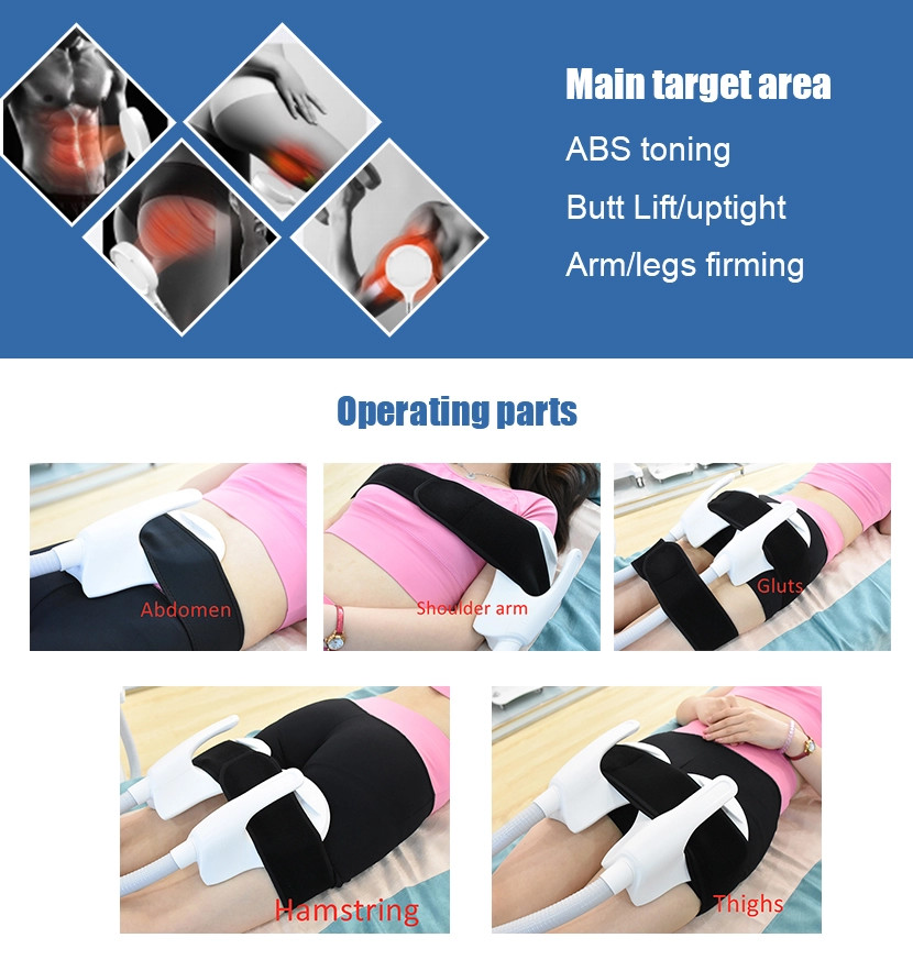 LF-445 2020 new technology hiemt ems machine High Intensity Muscle Building Body Shape Machine for clinic, salon