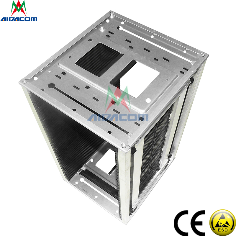 Automated Retrieval 200 Degree PCB Antistatic Magazine Rack