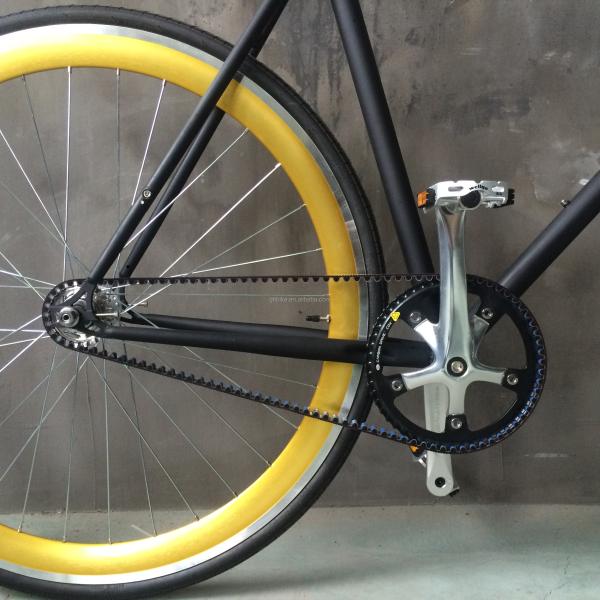 13kg Gross Weight Belt Drive Fixed Gear Bike with Hi-Ten Steel Frame and Style Design