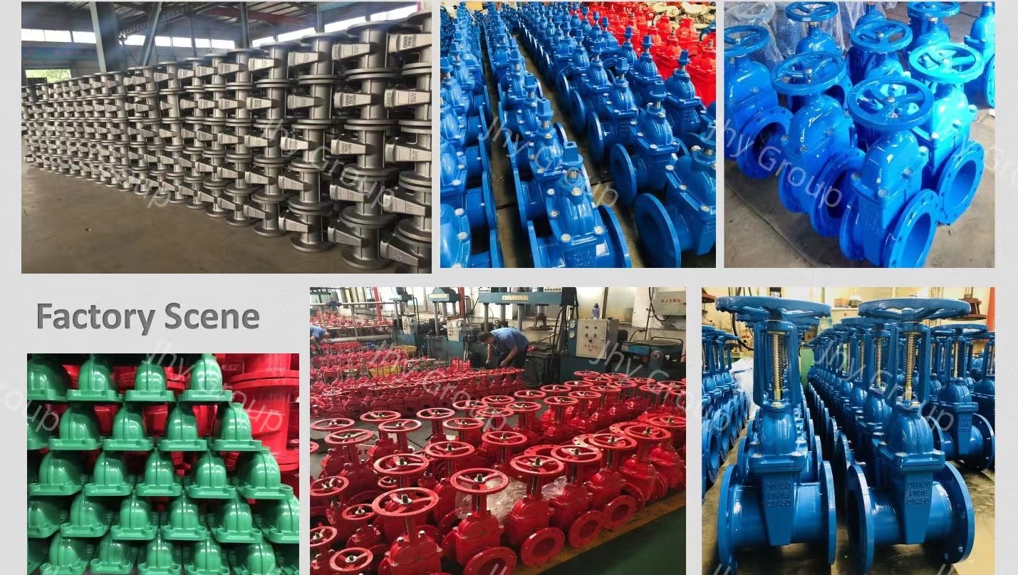 GGG50 DIN Gate Valve Non Rising DN80 Ductile Iron Standard Size