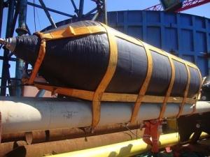 China Pressure 0.05-0.25 MPA Marine Rubber Airbags Thickness 6mm-20mm Layers 4-9 Heavy Duty Construction Design wholesale
