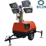 Professional Mobile Light Tower 3kw Industrial Portable Light Towers