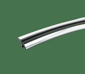 China Black Plastic Profile Internal Acoustic Door Sweep Bottom Dust Proof Seal wholesale
