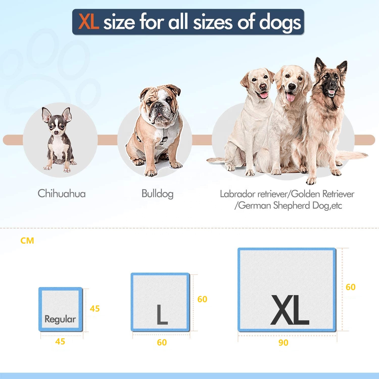 Freely Samples Offered Biodegradable Dog Puppy Extra Large Pet Cat Dog Training Puppy Pads