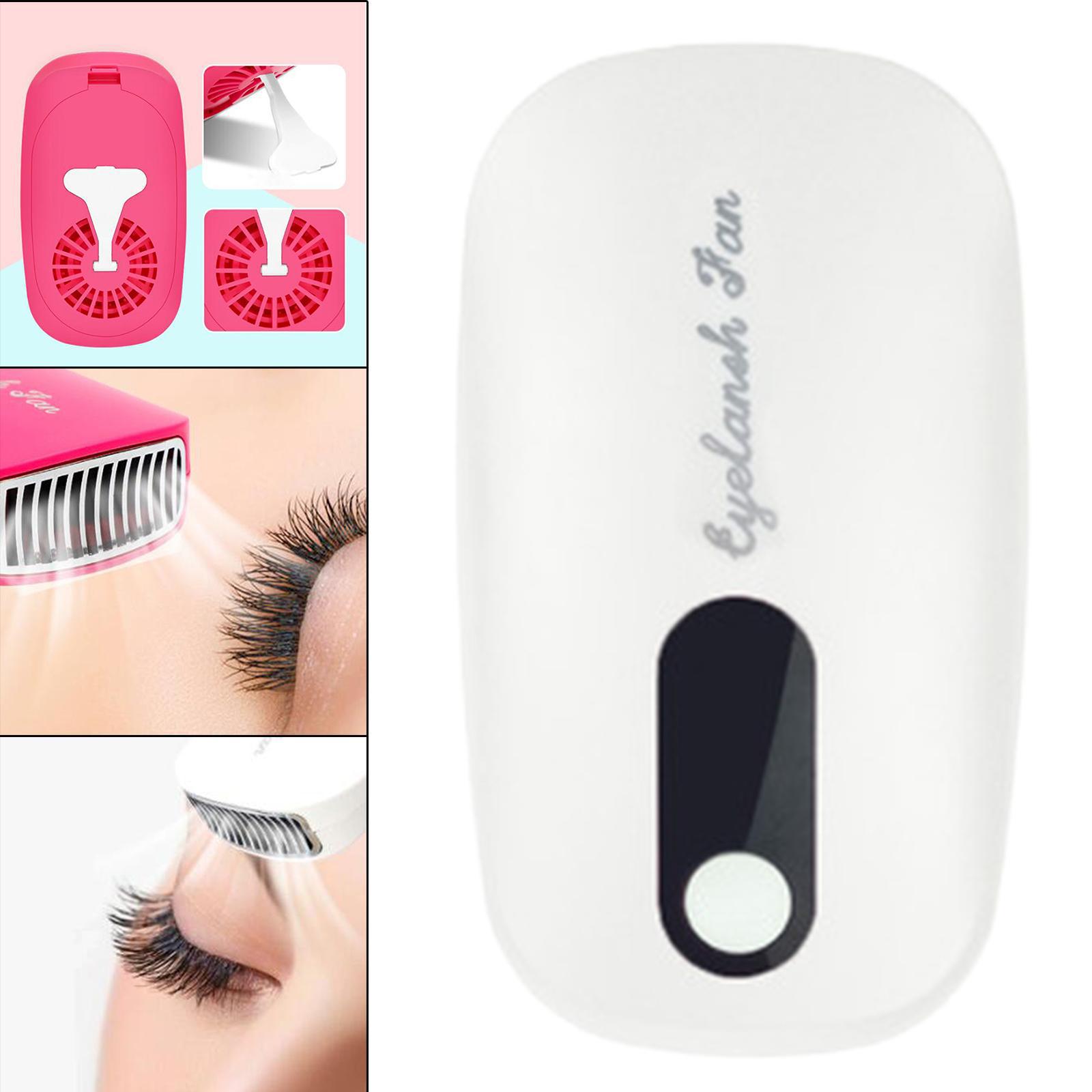USB Powered Mini Portable Eyelash Fan for Extensions User Manual and Cable Included