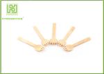 Environmentally Friendly Wooden Party Utensils , Disposable Bamboo Flatware No