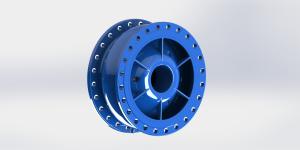 China Ductile Iron Non Slam Check Valve With Diffuser Dynamic Design wholesale
