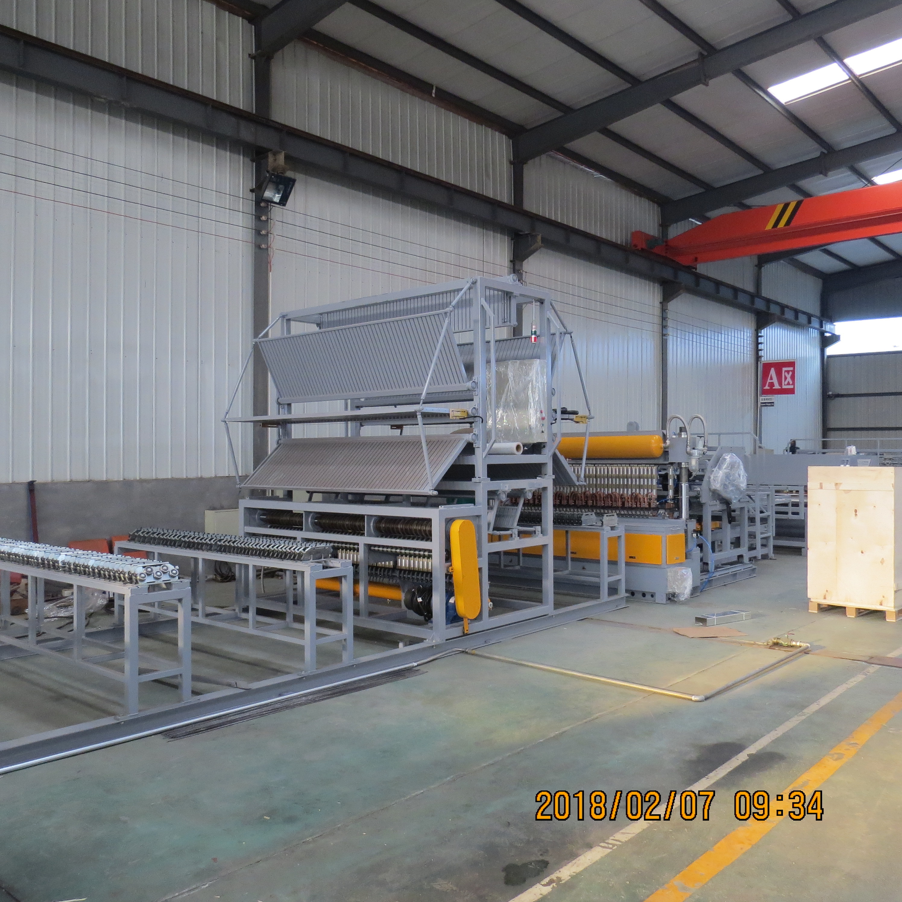 Pneumatic width 1000mm Reinforcing Mesh Welding Machine For Steel Rebar