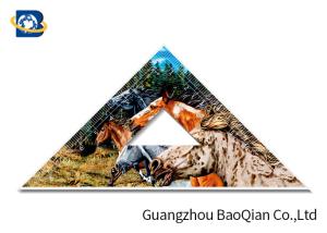 China Plastic Measuring 3D Lenticular Ruler Animal Image For Kids Stationery Gifts wholesale