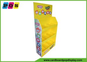 China Three Shelves Corrugated Pop Retail Cardboard Displays For Drawing Board Promotion wholesale