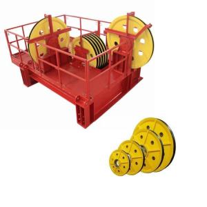 China Crown Block Wire Rope Sheave Pulley 24in 36in For Drilling Rig wholesale