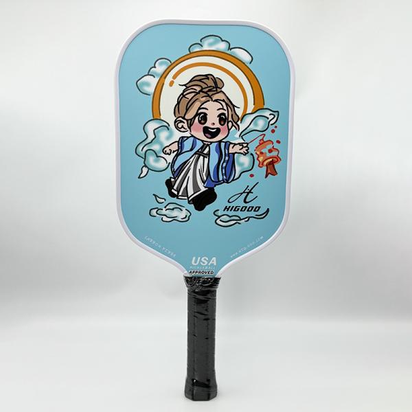 Persius Shape Glass Fibre Pickleball Paddle 13mm Thickness 41.8cm Length 225g