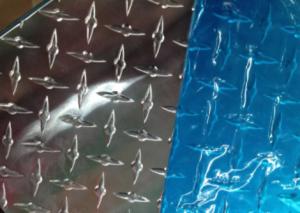 China 3003 20mm embossed aluminum diamond plate for light rail and Ship wholesale
