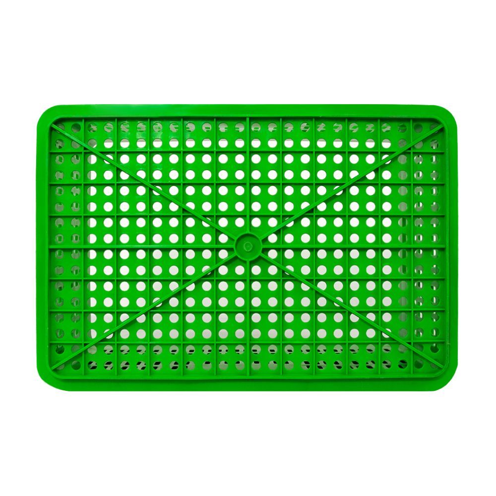 NO Foldable Mesh Style Plastic Vegetable Crate 600*400*320mm Customized PP PE Basket