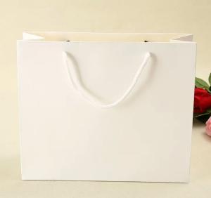 China Custom Luxury Gift Garment Paper Shopping Bags With Logo Print wholesale