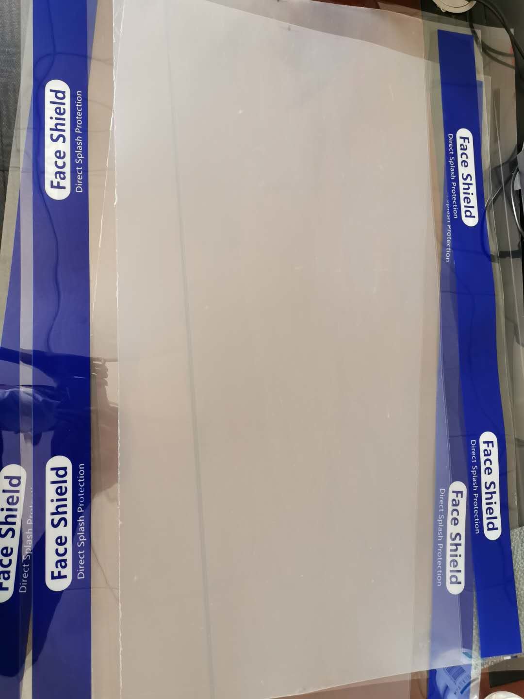 Face Shield Anti Fog PET Film 0.2mm 0.25mm Clear Plastic Sheeting Roll