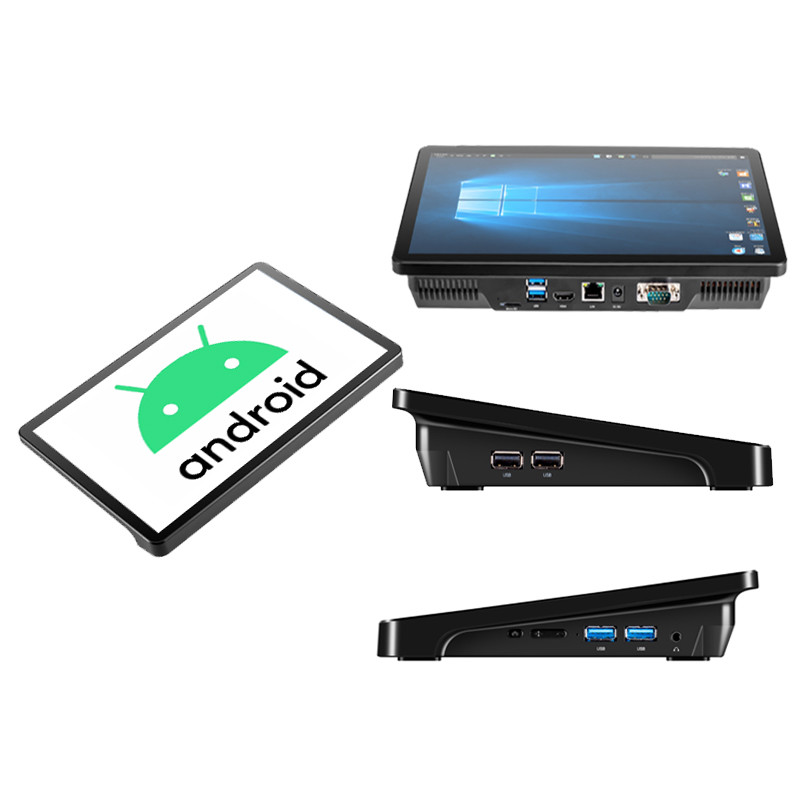 11.6 Inch All In One PC Computers , Touchscreen Android Industrial AIO PC