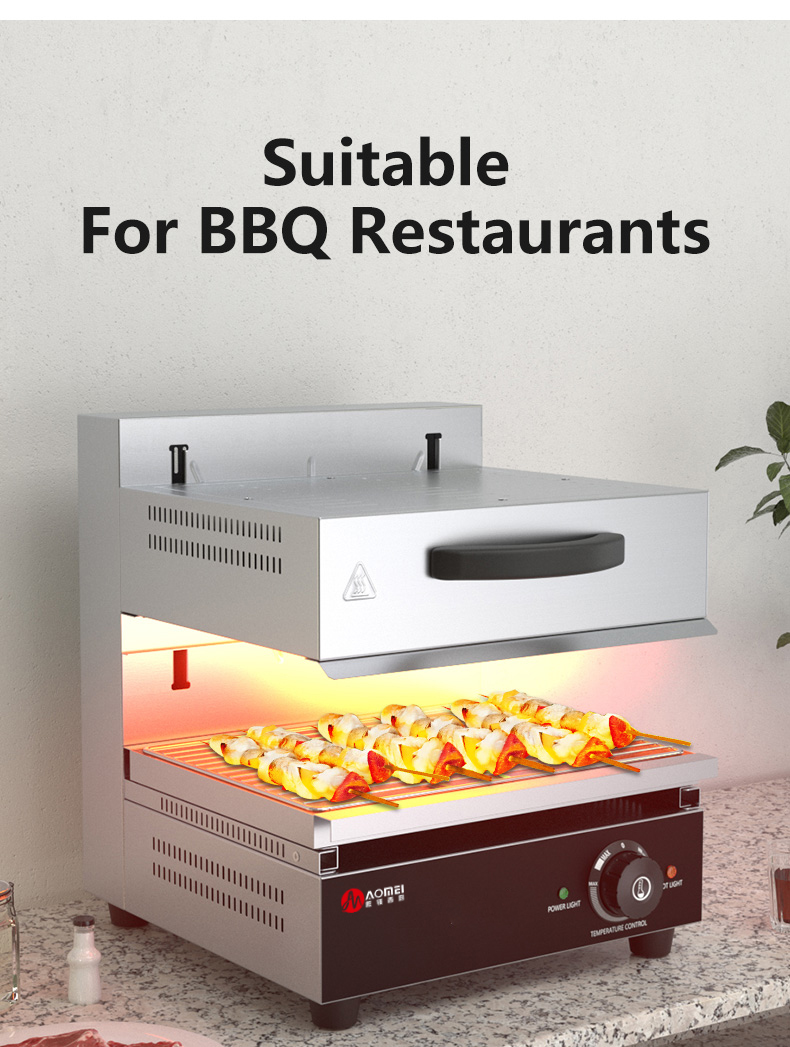 Stainless Steel TES-800K Electric Pizza Oven Chicken Roaster Grill