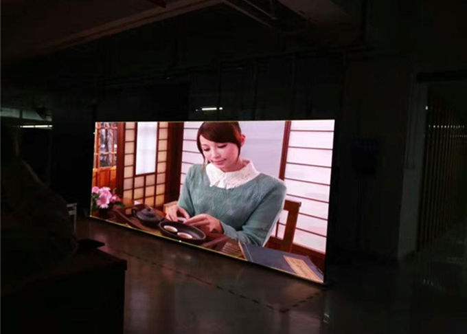 Fixed Installation LED Shop Display Screen High Resolution / P2 LED Wall