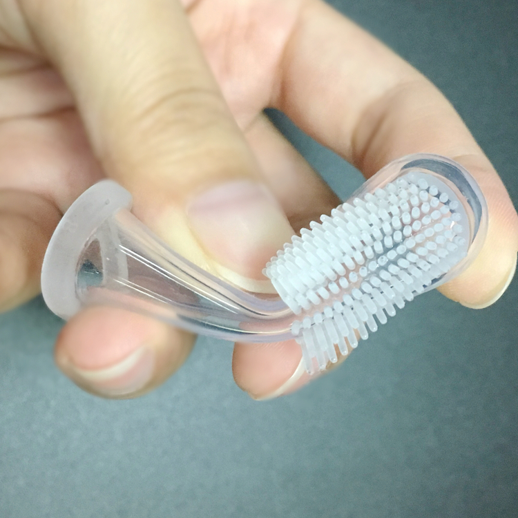 Cleaning Supplies Infant Toothbrush Dental Hygiene Food Grade Silicone Gum Massager Teether Brush for Babies Toddlers