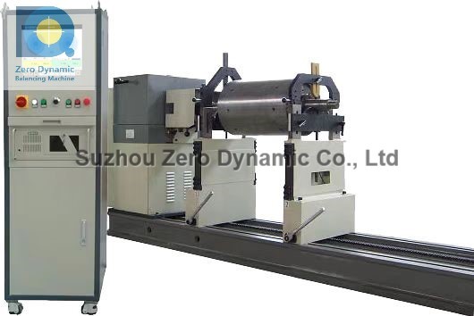 160-5000kg Universal Joint Balancing Machine For Wind Turbine, Rubber Roller, Centrifugal Fan