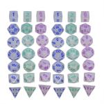 Smooth Crystal Resin RPG Dice Handcraft Resin Polyhedral Dice