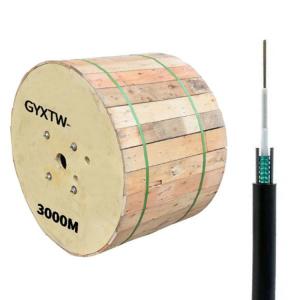 China 2 4 6 8 24 32 48 84 96 144 288 Cores Armoured Optical Fiber Cable GYXTW Fiber Cable wholesale