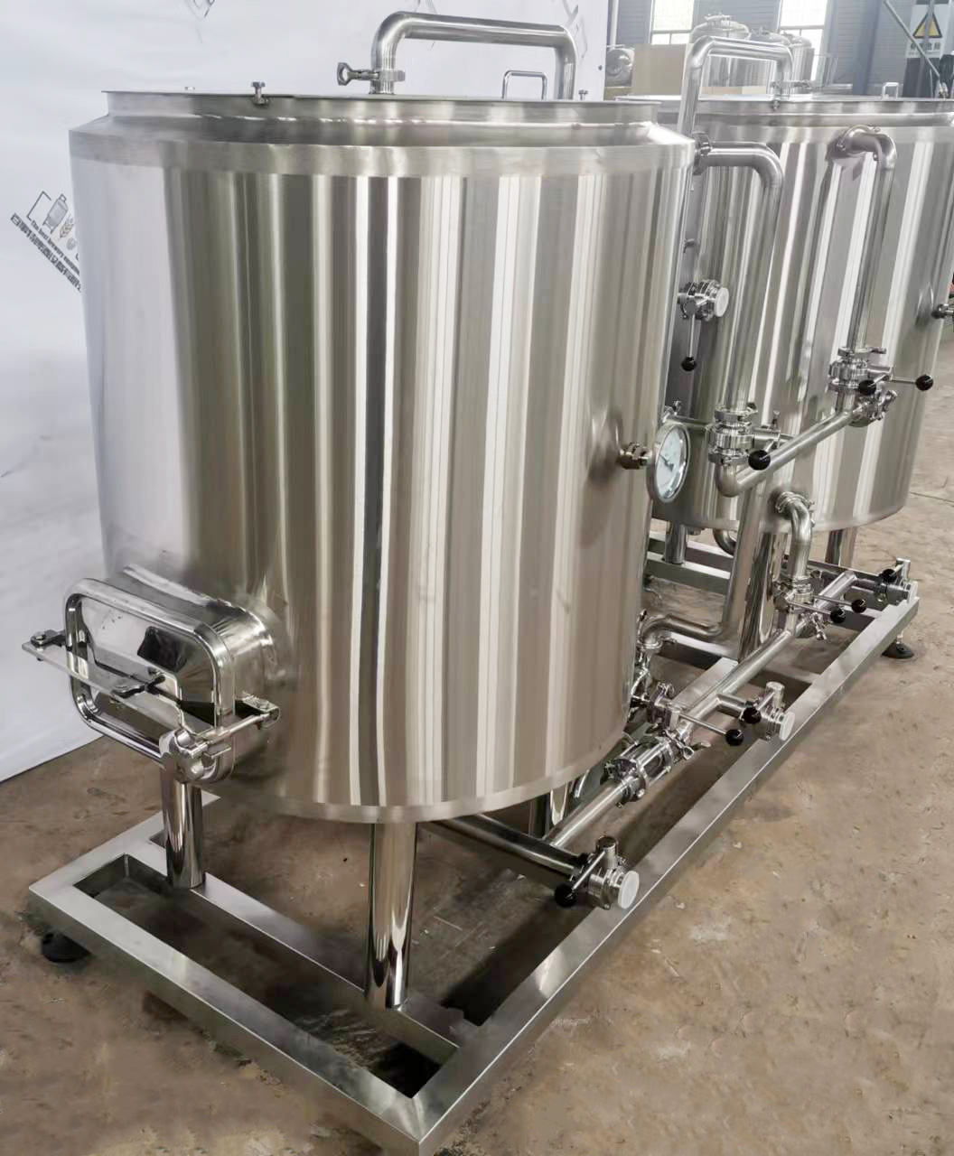 2024 Mashing System for Beer Processing Types Beer 100lt 200lt Craft Beer Brewhouse