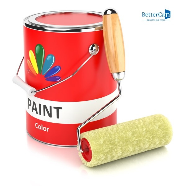 Round Empty 1 Gallon Paint Cans , 1 Quart Unlined Paint Tin Pails