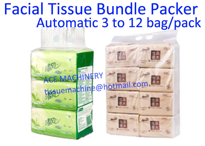 automatic facial tissue bundling machine