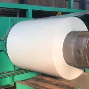 China White Prepainted Ppgi Galvanized Steel Coil 0.4mm Color Coated PPGI G350 wholesale
