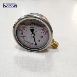China wholesale new customized oil filled pressure gauge 10 bar wholesale