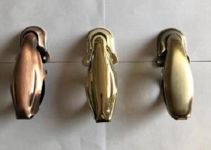 China Gold Finish Metal Coffin Fittings / Bronze Coffin Handle D027 50*30*45MM wholesale
