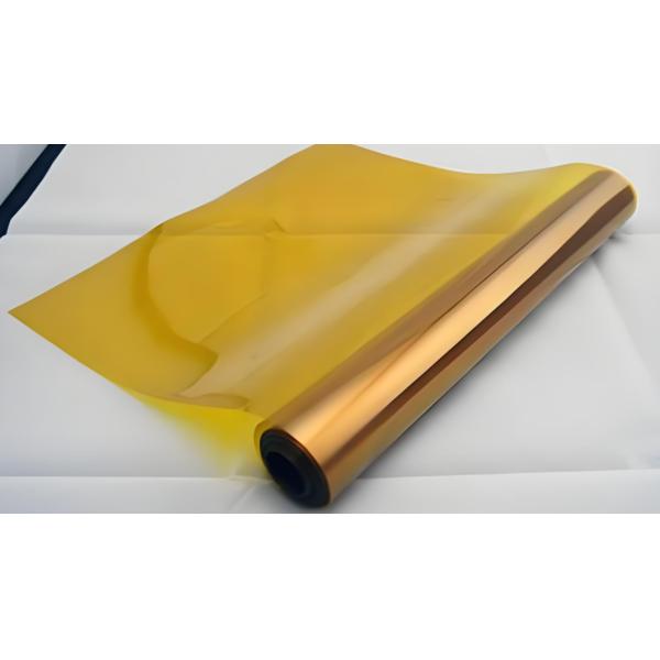 Biaxially Stretched Aluminized Film Polyimide Sheet Yellow Molecular Engineering