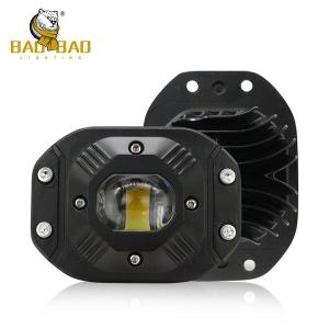 China White Yellow Aluminum Black 24V Motorcycle Universal LED Headlight wholesale
