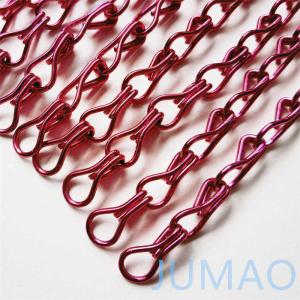 China Curved Hall Metal Chain Link Curtains Fly Screens Custom wholesale