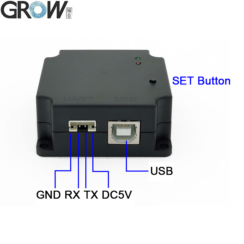 Grow GM75 DC5V USB Uart Global Exposure Barcode Scanner