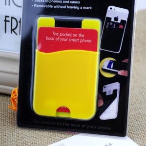 China 3M Silicone iwallet,Sticky Card Holder for Phone Back wholesale